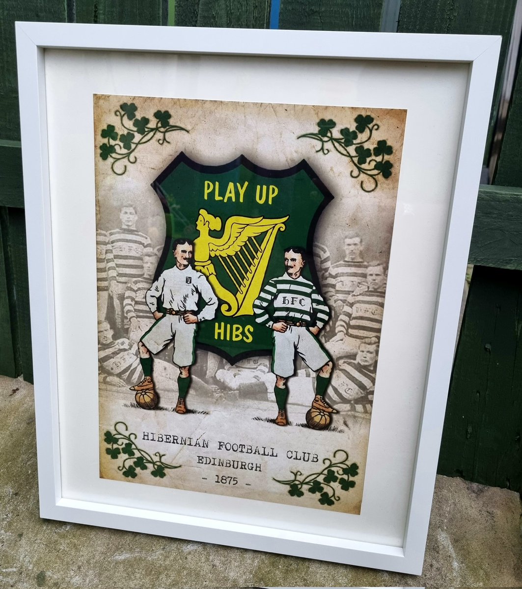Footballcurio's tweet photo. @HibernianFC Print available in A3 &amp; A4

https://t.co/s1U63G6K3H https://t.co/DQYSDYAuaW