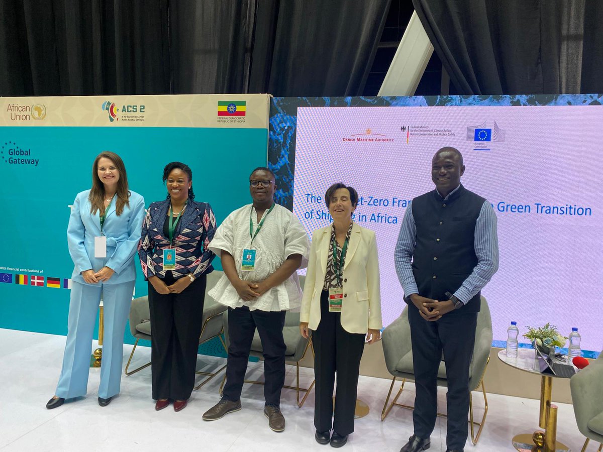 Next month, the <a href="/IMOHQ/">International Maritime Organization</a> will decide on a groundbreaking agreement to curb shipping emissions🚢

The <a href="/EU_Commission/">European Commission</a> is in full support of this agreement. With 🇩🇰 &amp;🇩🇪, we are engaging with Africa to make the IMO Net-Zero Framework a success.

Team Europe is listening &amp; will respond!