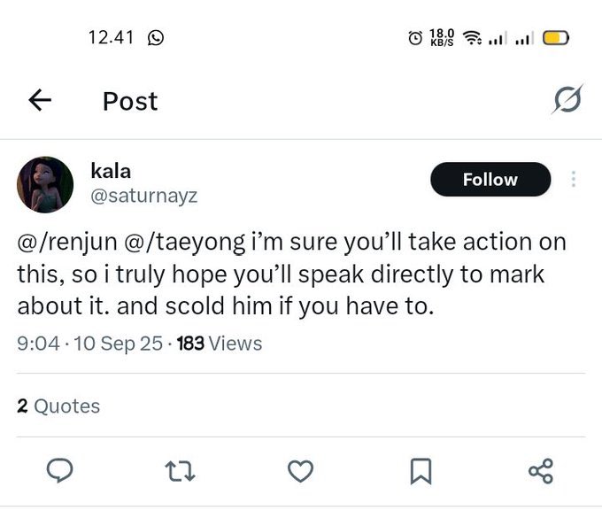 i still remember it CLEARLY a bunch of you sent him hate comments + called him tone deaf just bcz he updated his socmed during that period of time. mind u, he was in hiatus due to his mental health. so DO NOT drag him into this.