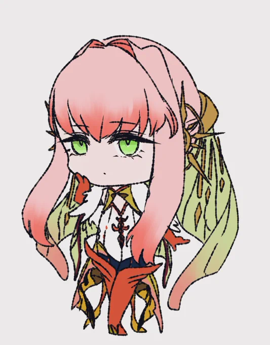 せっかくだからオオミズアオ系の擬人化 アルテミシアさん