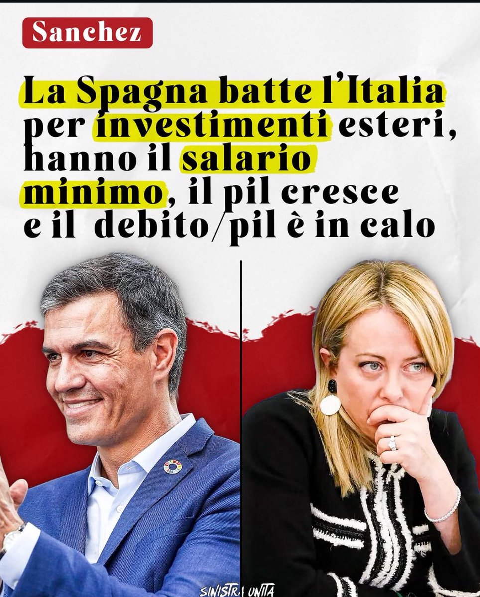 lisameyerildra1's tweet photo. Sempre piu' giovani e cervelli italiani vanno a vivere in Spagna  grazie alle politiche di sinistra di Sanchez che Meloni definisce fallimentari comuniste solo perche' sono pro-gente comune e non pro ricchi https://t.co/69rhmHj47S
