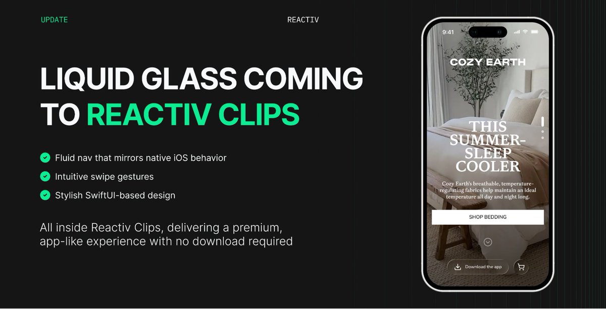 ASMR for the eyes 😍 Reactiv X Liquid Glass