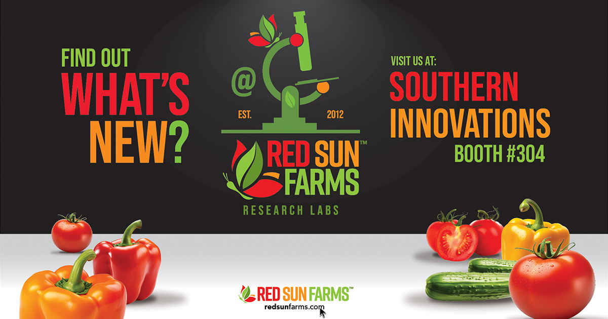 We’re in Charlotte, North Carolina today through September 13 for #SouthernInnovations. Stop by Booth #304 so we can show you some Southern hospitality and share our fresh #produce! See y’all soon!

#RedSunFarms #SEPC #TogetherWeGrowHigher