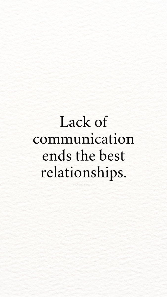 _SuccessMinded_'s tweet image. Lack of communication..