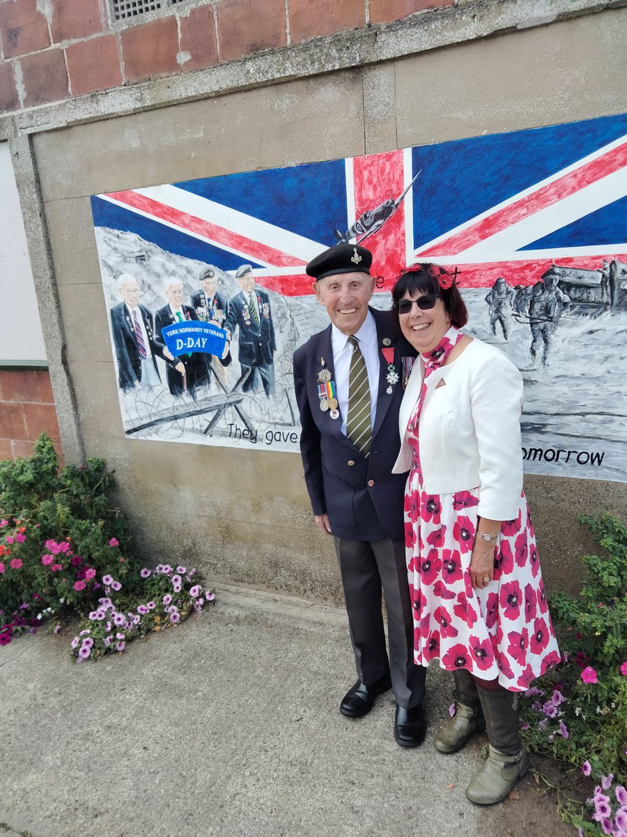 Lovely to meet up with D Day Veteran Ken Cooke at the Thanksgiving and Remembrance Service <a href="/edencamp/">Eden Camp Modern History Museum</a> on Sunday 7 September. Ken's just recently celebrated his 100th birthday and shows no signs of slowing down! 😉