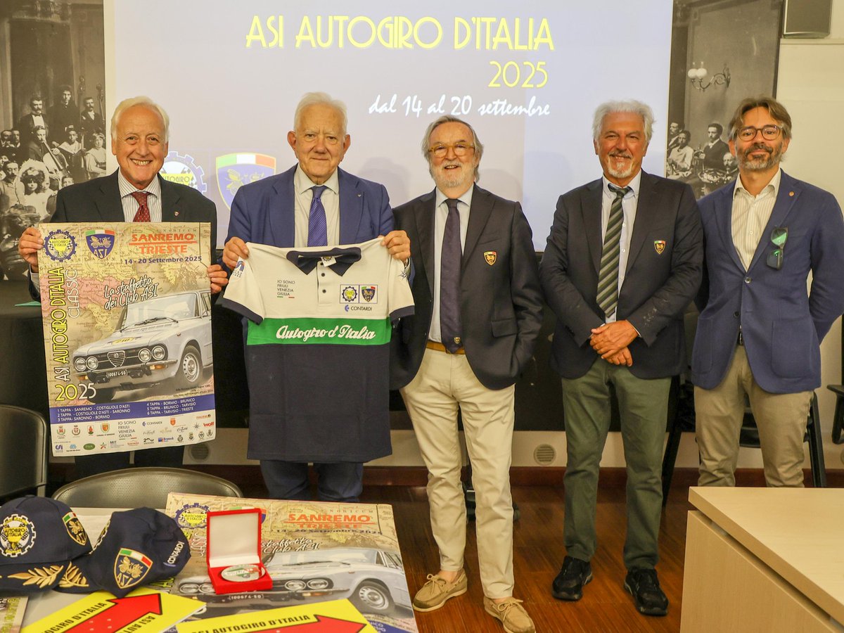 🚘 L’#Autogiro2025 arriva a Trieste!
📍 Sab 20/9 – ore 16.30, Piazza Unità
6 tappe, 1500 km, 60 auto storiche in un viaggio tra paesaggi e tradizioni 🇮🇹
✨ Novità green: bio-carburanti &amp; staffetta ASI
#Trieste #AutoStoriche