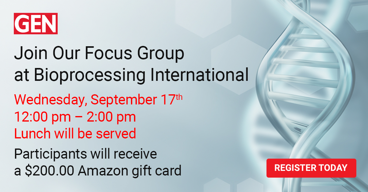 GENbio's tweet photo. 🎯 Attending Bioprocessing International? Join our Focus Group!

🗓️ Sept 17 | 🕛 12–2 PM | 🍴 Lunch served
🎁 Get a $200 Amazon gift card
🔗 Sign up: https://t.co/UcqpkSOJ0N

#Biotech #FocusGroup #GENbio #Bioprocessing https://t.co/WDsVjD2x6a