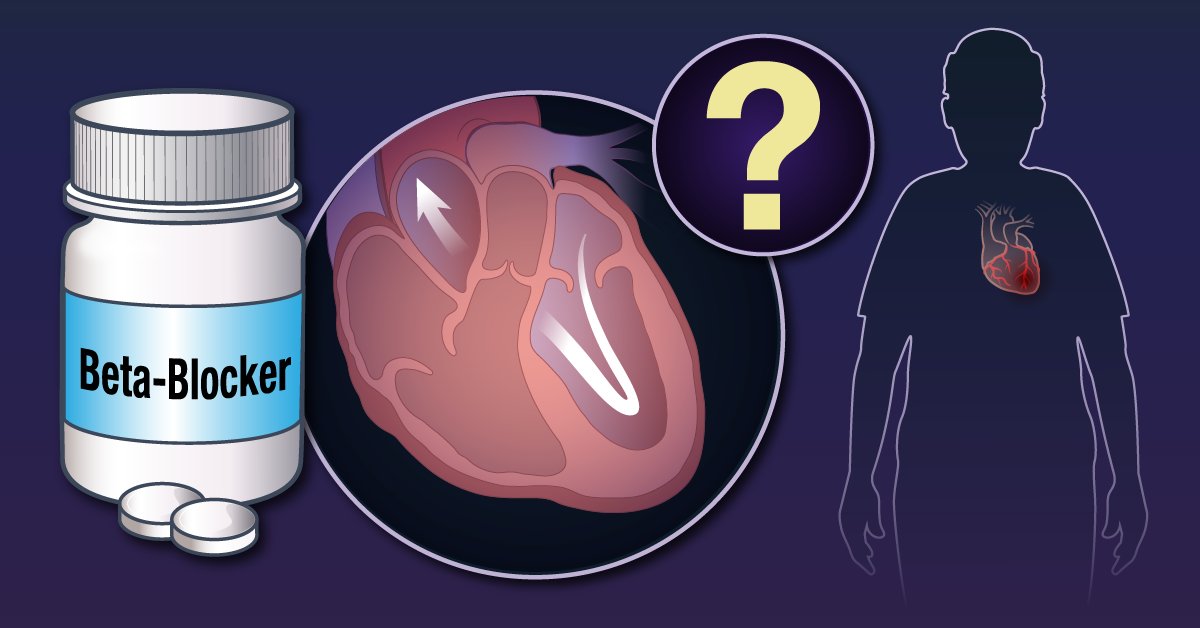 BETAMI–DANBLOCK trial: Beta-blockers are recommended for myocardial infarction and reduced left ventricular ejection fraction, but potential benefits for preserved or mildly reduced ejection fraction are unclear. Research findings are summarized in a new Quick Take video.