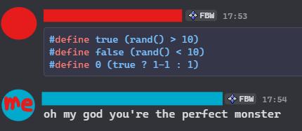 data_cyborg's tweet image. the perfect monster
 #programminghorror
 #meme