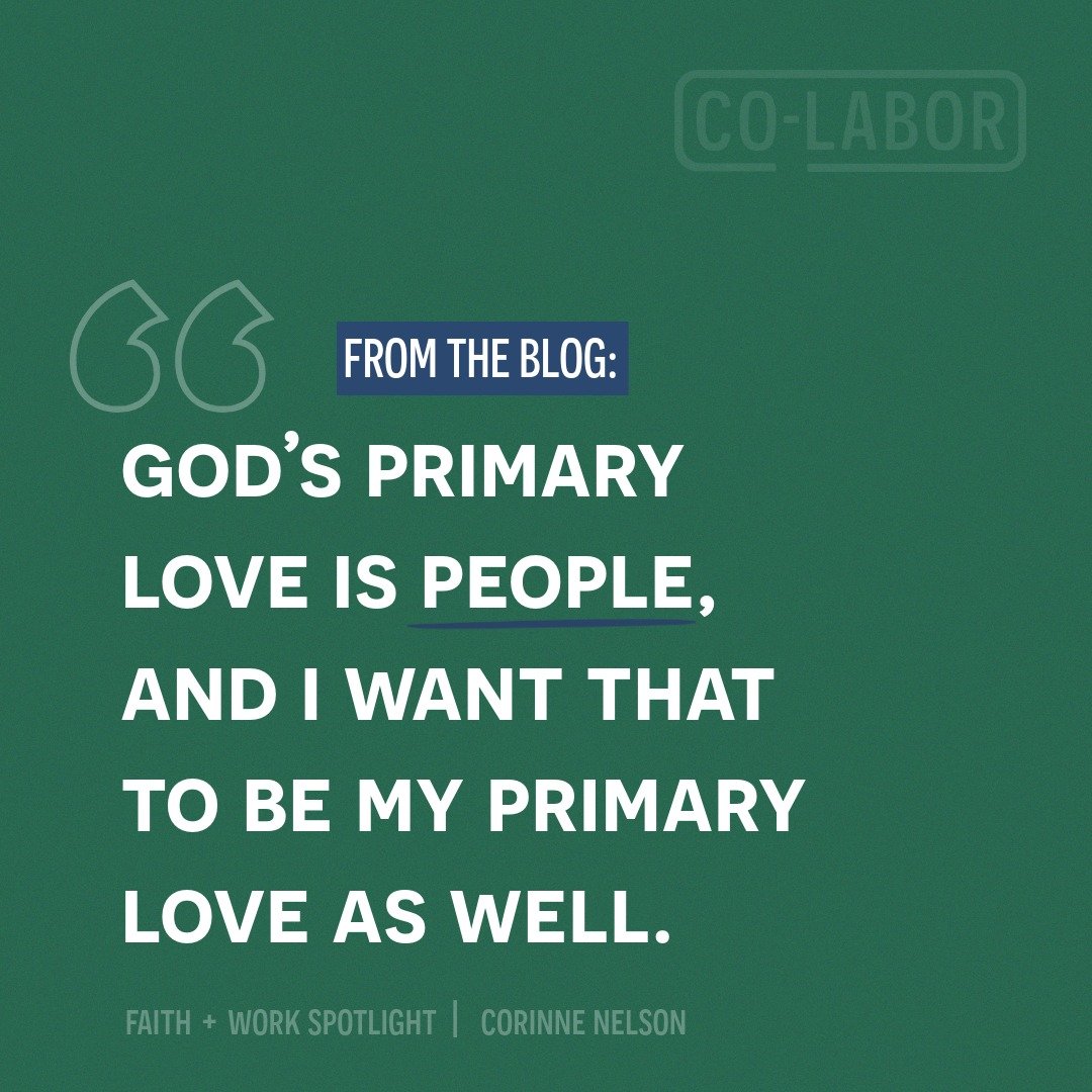 CoLaborBaptist's tweet photo. Co-Labor Director and Professor, Corinne Nelson, challenges us to love people in and through our work.  Check out the rest of the blog post here: https://t.co/13HLgWIBln
#AdvancingGood https://t.co/dkRaICmO3K