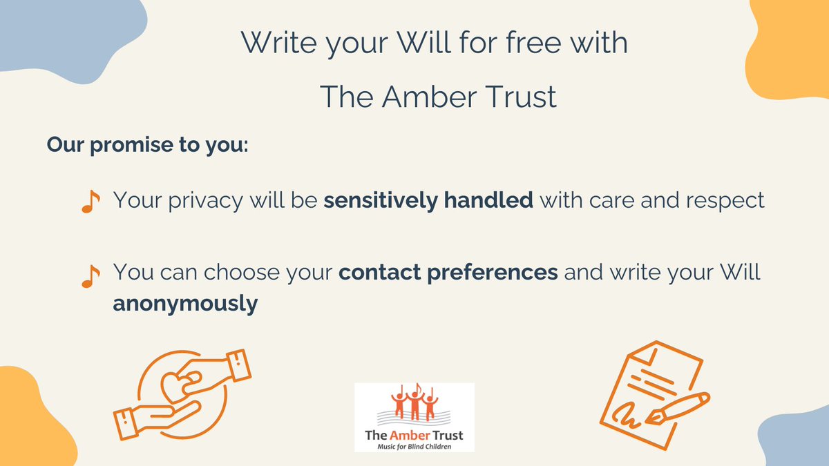 Our promise:
We value every single gift
Your gift will be used where it has the most impact
Your privacy will be handled sensitively
You can choose your contact options and write your Will anonymously
You can change your mind at any time
ambertrust.org/leave-a-gift-i… 
#RememberACharity
