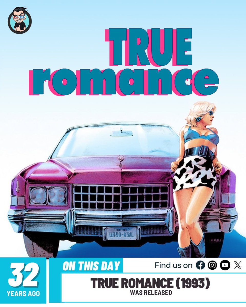 joblocom's tweet image. 32 years ago today, True Romance (1993) was released! 🎥 
#JoBloMovies #JoBloMovieNetwork #TrueRomance
