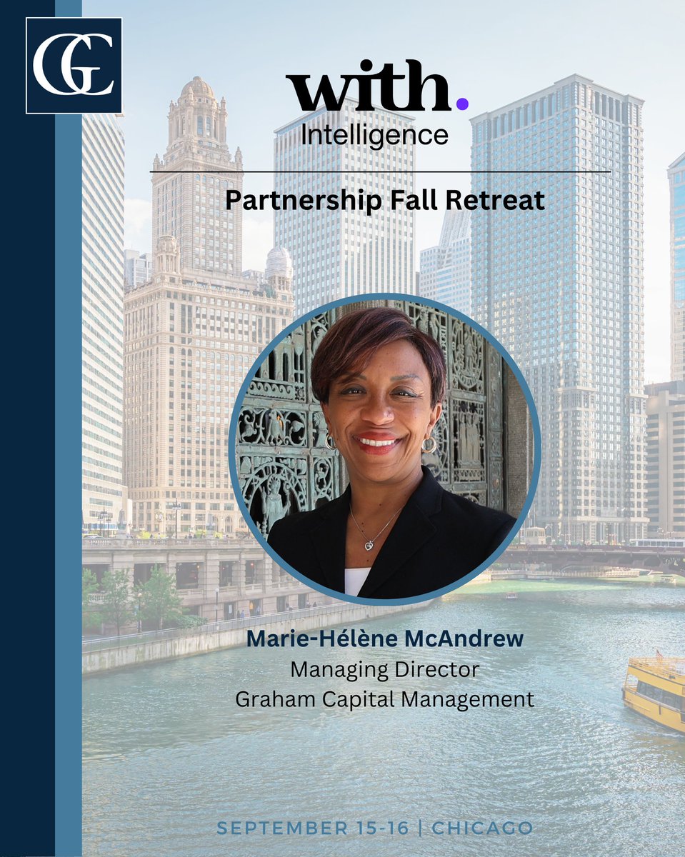Graham is pleased to participate in the With Intelligence Fall Retreat in Chicago. Marie-Hélène McAndrew, Managing Director, looks forward to engaging with peers on key topics shaping today’s investment landscape.

We look forward to connecting in Chicago! 
#TeamGraham