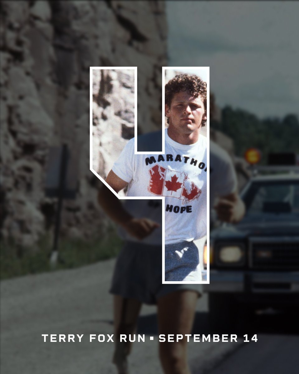 TerryFoxCanada's tweet photo. ⭐️ 4 Days ⭐️

45 years running to make a difference for people and families facing cancer. ❤️ 

Join us for #Run45 on Sunday, September 14. Fundraise and donate today: https://t.co/bg3aaIAzaF

#TerryFoxRun https://t.co/A7GMqRo2hv