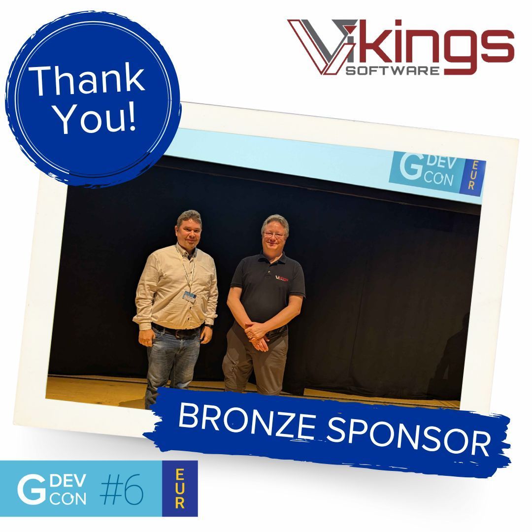 GDevConference's tweet image. Heartfelt thanks to Vikings Software for their ongoing support as #GDevCon Bronze Sponsor! 🛠️ Your expertise in scalable #LabVIEW & .NET development, combined with commitment to sustainable project execution, continues to empower innovation. Explore more vikings.software🙌