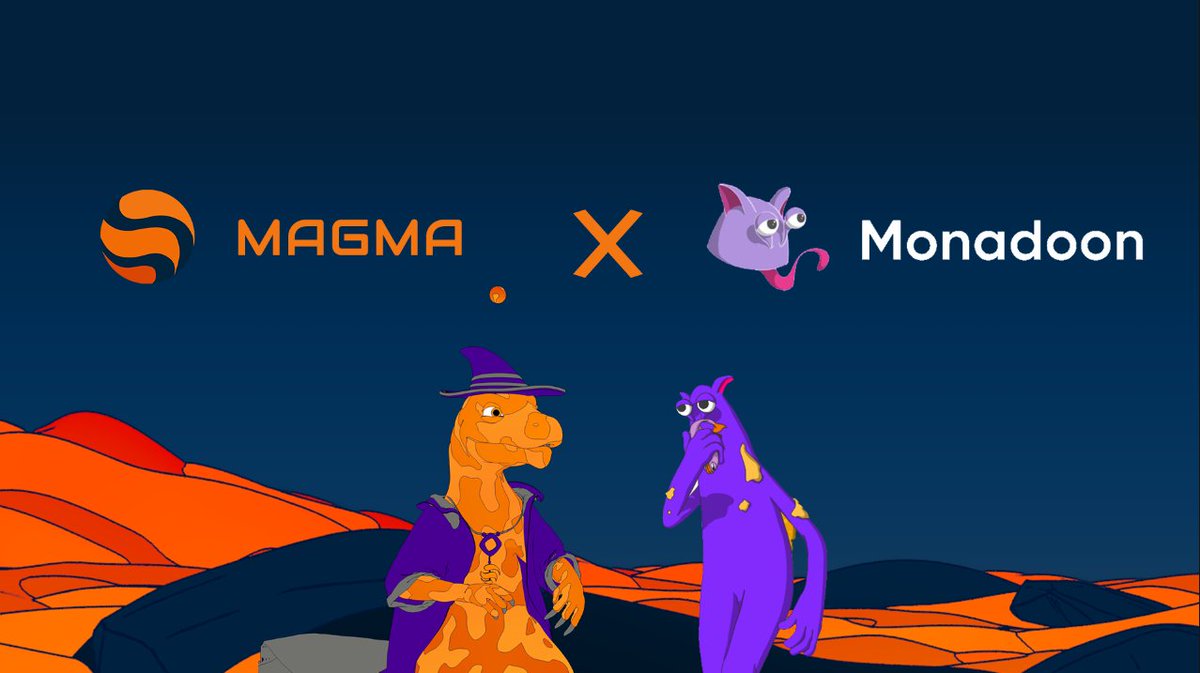 We love supporting the ecosystem. That is why we are collaborating with <a href="/Monadoons/">Monadoon (mainnet arc)</a> 

They are building an NFT collection on <a href="/monad/">Monad (mainnet arc)</a> and we cannot wait to see how they will do on mainnet.

Go say hi DragoNads 🐲👋🏼