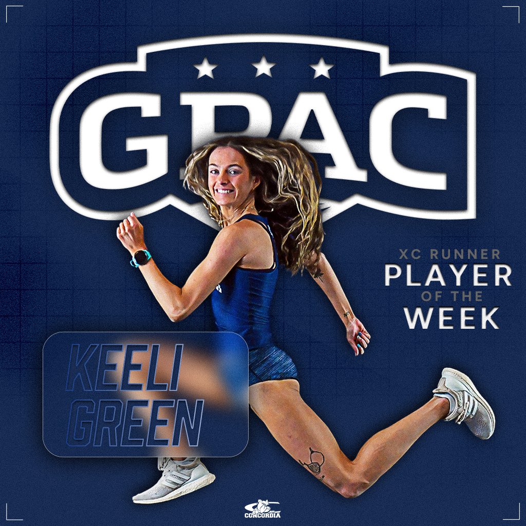 🎽 Keeli Green

🏅 GPAC Women's Runner of the Week

📊 Placed 4th overall at the Augustana Twilight in a 5k time of 17:31.86; led the Bulldogs to an 8th place team finish (out of 26).

🔗 cune.edu/athletics/team…