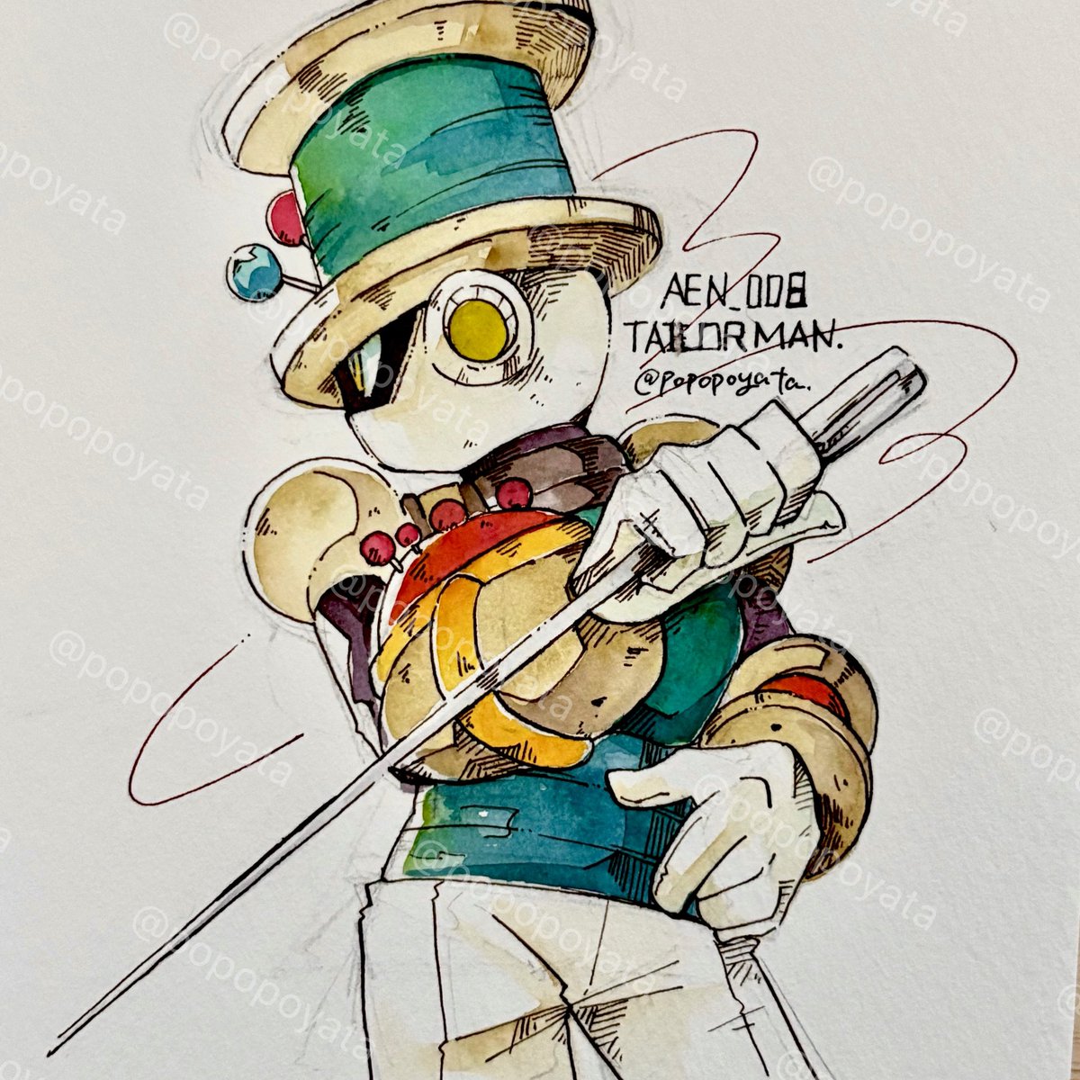 popopoyata's tweet image. オリロボ。