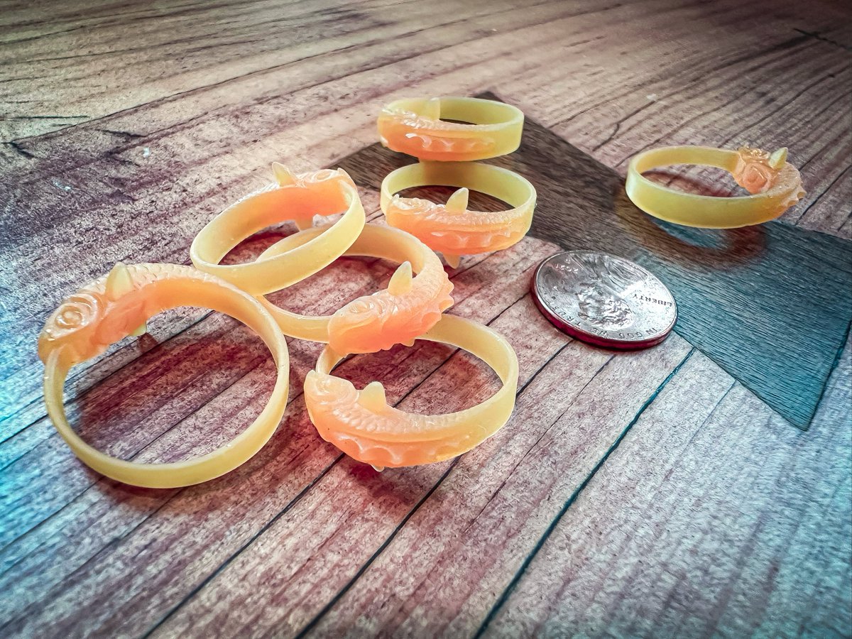 From a 3D sculpt in ZBrush to a resin print.

There’s something powerful about watching a digital design turn into something you can hold in your hand.

This koi-inspired ring comes from my appreciation for koi fish, their calm nature and striking patterns have always inspired