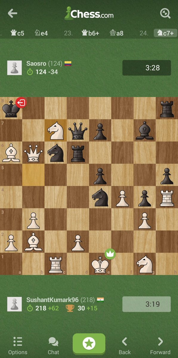SushantKumark96's tweet image. Chess is not just about moves, it’s about patience, planning & strategy.
Every game is a test of focus and consistency.
Glad to secure a couple of back-to-back wins today. ♟️🔥
On to the next challenge! 🚀
#Chess #MindGame #Consistency @chesscom