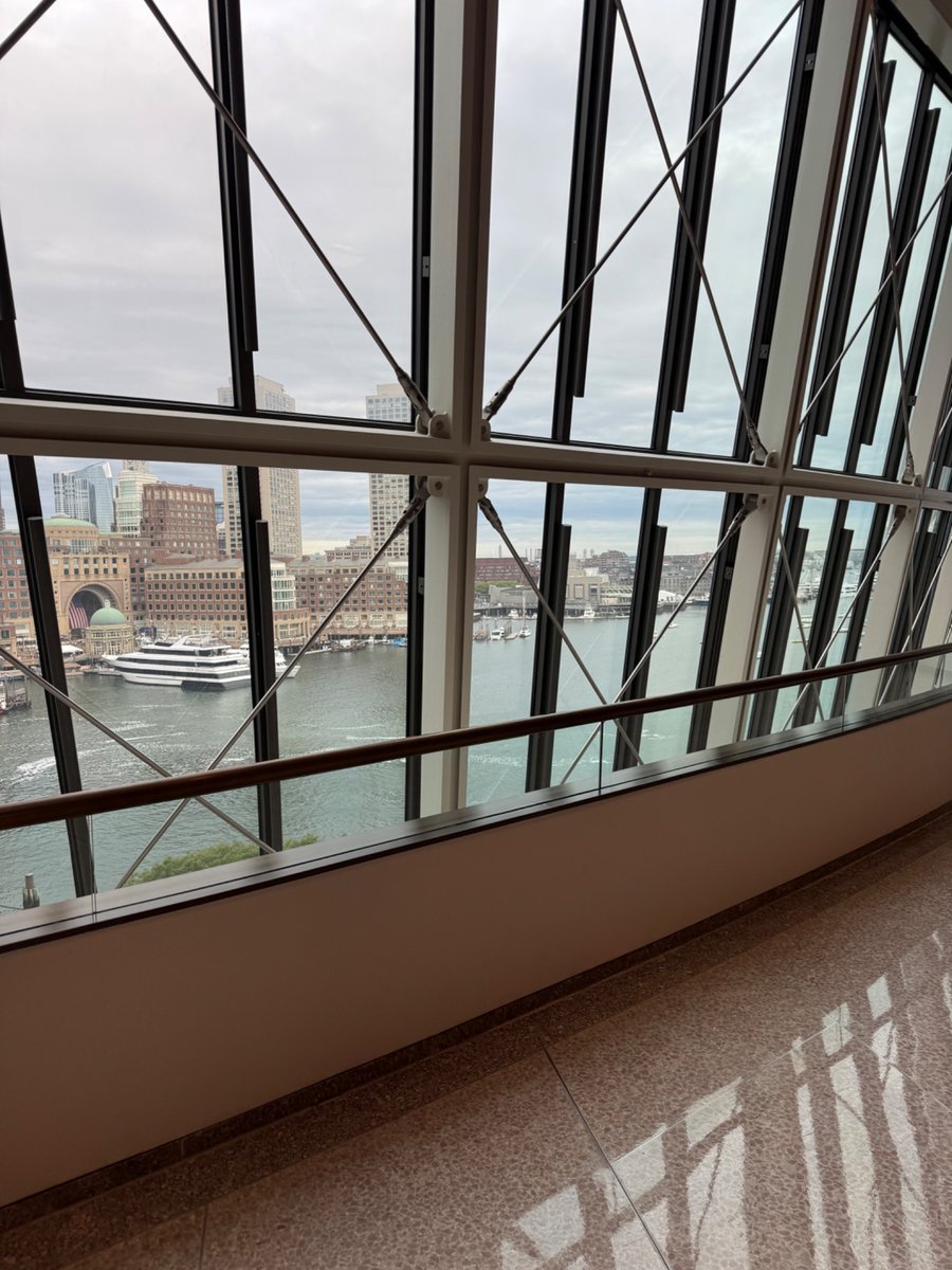 I maintain that the Judge Wisdom Courthouse in New Orleans is hands-down the most beautiful courthouse in the world. 

But I will begrudgingly acknowledge that the view from the First Circuit’s courthouse ain’t bad.