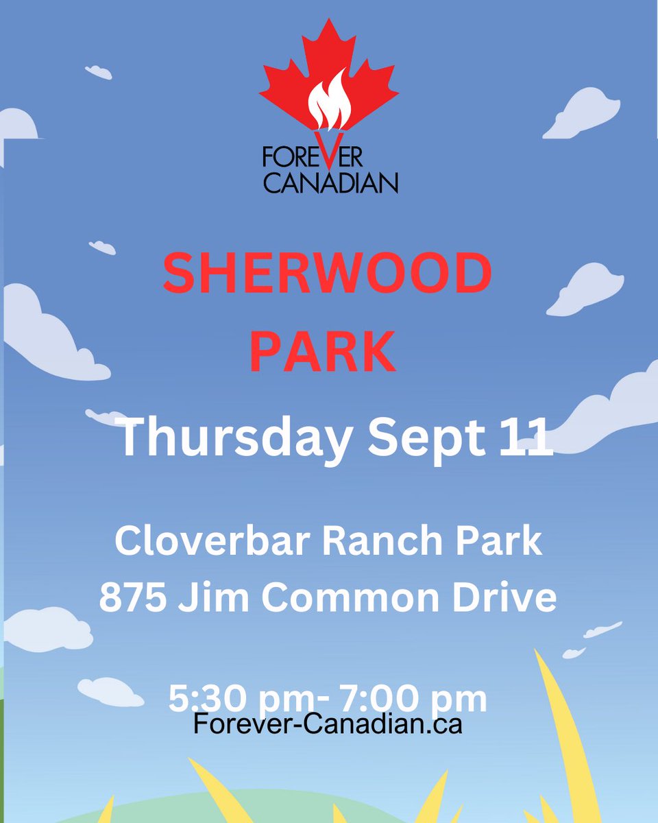 SerenaCMah's tweet photo. Gold star for #sherwoodpark 🇨🇦❤️ issues a challenge to municipalities. Signing event in 20 parks. This is where @LukaszukAB and I will be. Lets keep #alberta #Canada #ableg #abpoli #cdnpoli For all locations https://t.co/s7secO7Mit #ForeverCanadian https://t.co/C51u7OKlE6