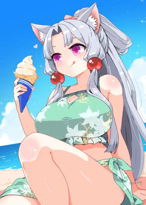まだまだ体感は夏ですわ～～タコ姉 #東北イタコ