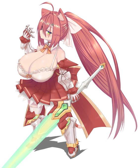 @Matsunagatokage ビームと水晶剣の中間みたいなイメージ(微妙な表現 