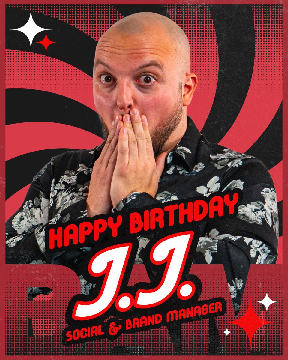Happy birthday to the brilliant, intelligent, and very humble Social and Brand Manager J.J.!