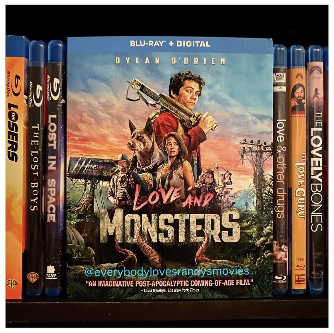 RandysMovies's tweet photo. Movie: #LoveAndMonsters (2020)
Starring: #DylanOBrien #JessicaHenwick #MichaelRooker #DanEwing #ArianaGreenblatt #EllenHollman #TreHale #PacharoMzembe
Directed By: #MichaelMatthews
#BluRay
#MovieNerd
#MovieCollector
#BluRayCollection
#MovieCollection
#MovieBuff
#PhysicalMedia
#FilmTwitter