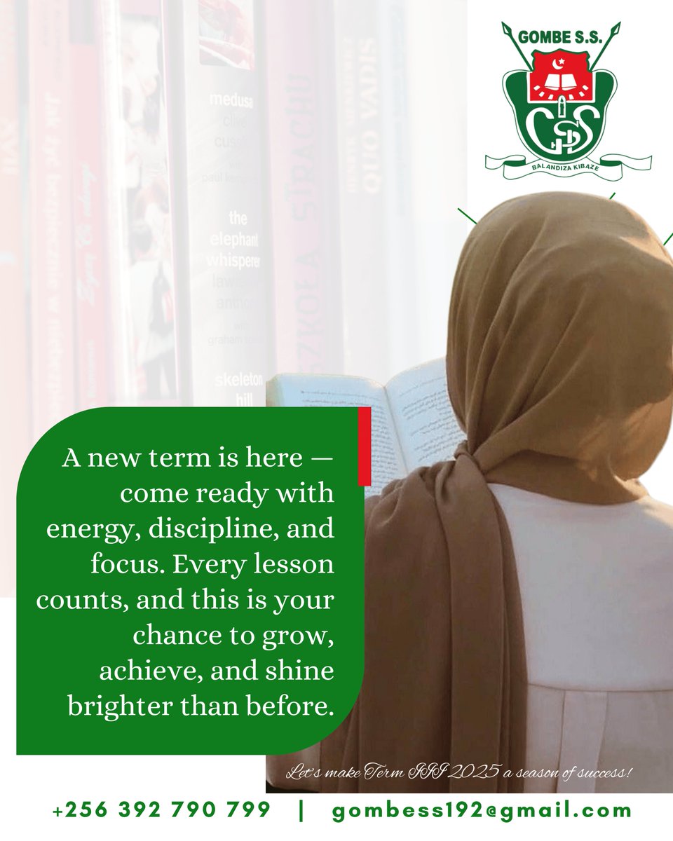Come back with energy, discipline &amp; focus — every lesson counts. 
Let’s make Term III 2025 a season of growth and success! 
#BackToSchool #Gombess #Qatar #politics #Nepal
