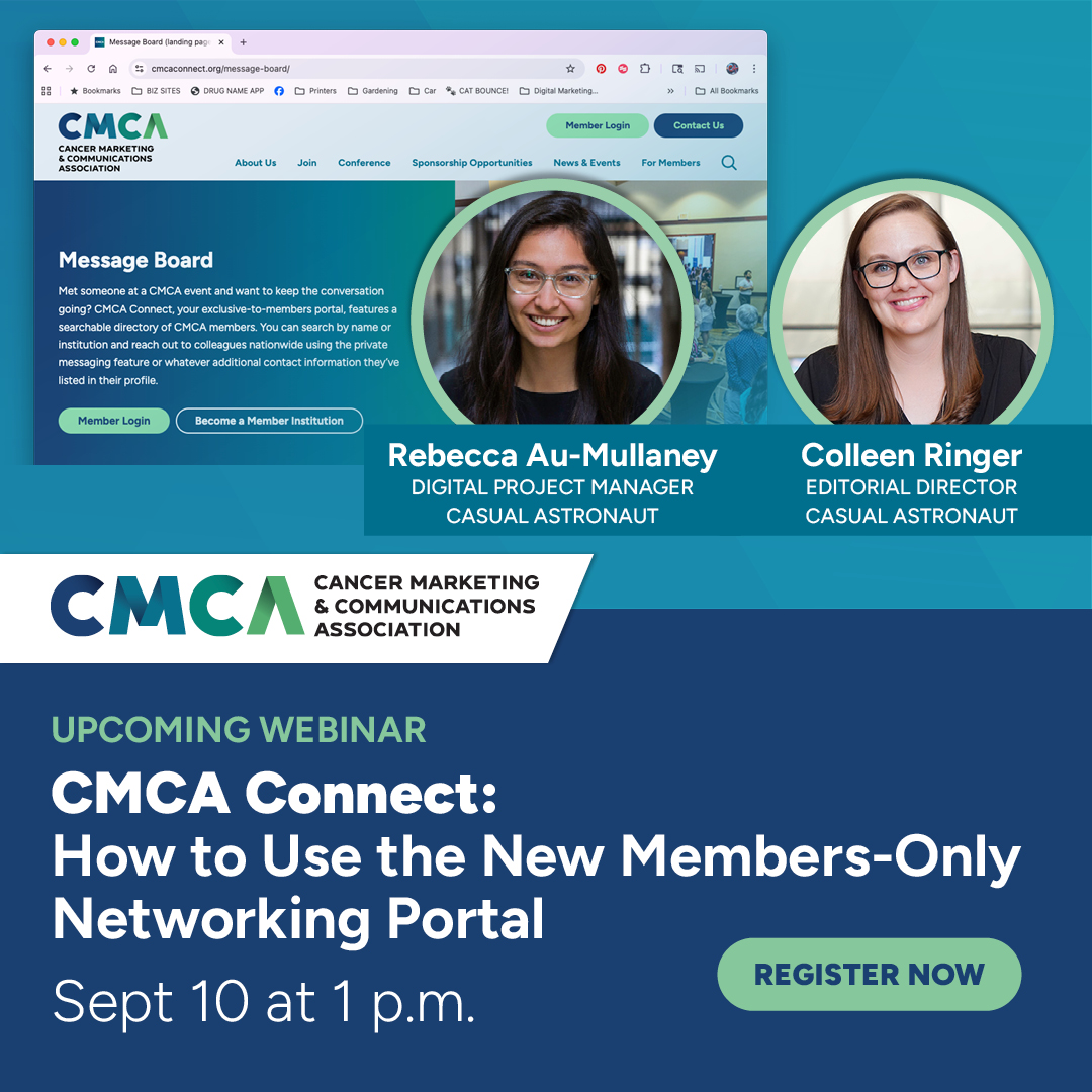 CMCA - Cancer Marketing Communications Association tweet media