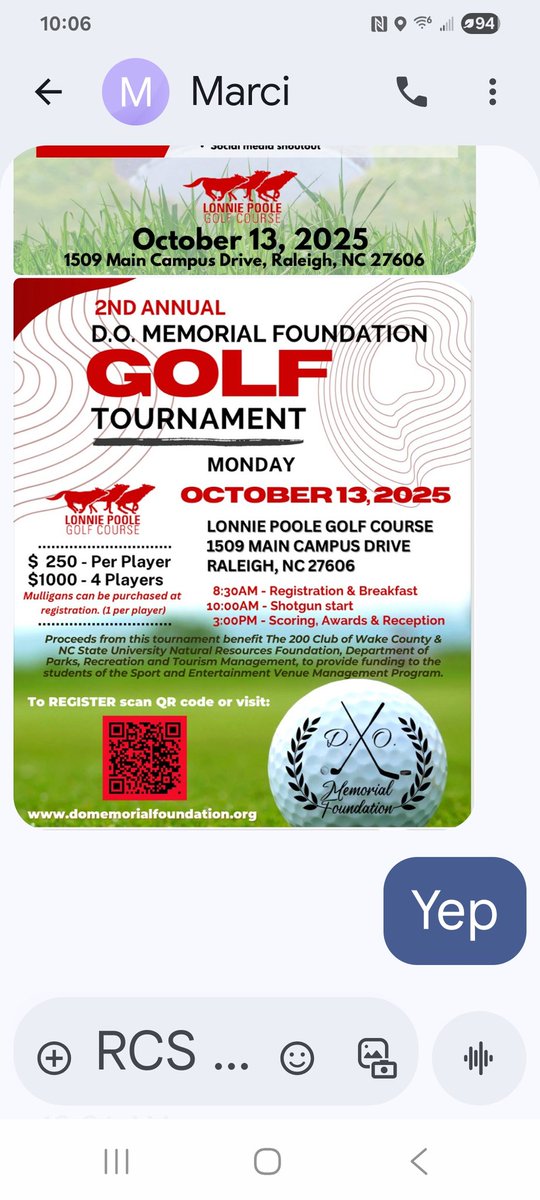 Ron_Ref's tweet image. Hey Caniac Nation. We are having our annual Dave Olsen Memorial Golf Outing to benefit the families of fallen first responders through the 200 Group and the NC State parks and recreation program. We still have spots available and some sponsorship opportunities. Come and join us.