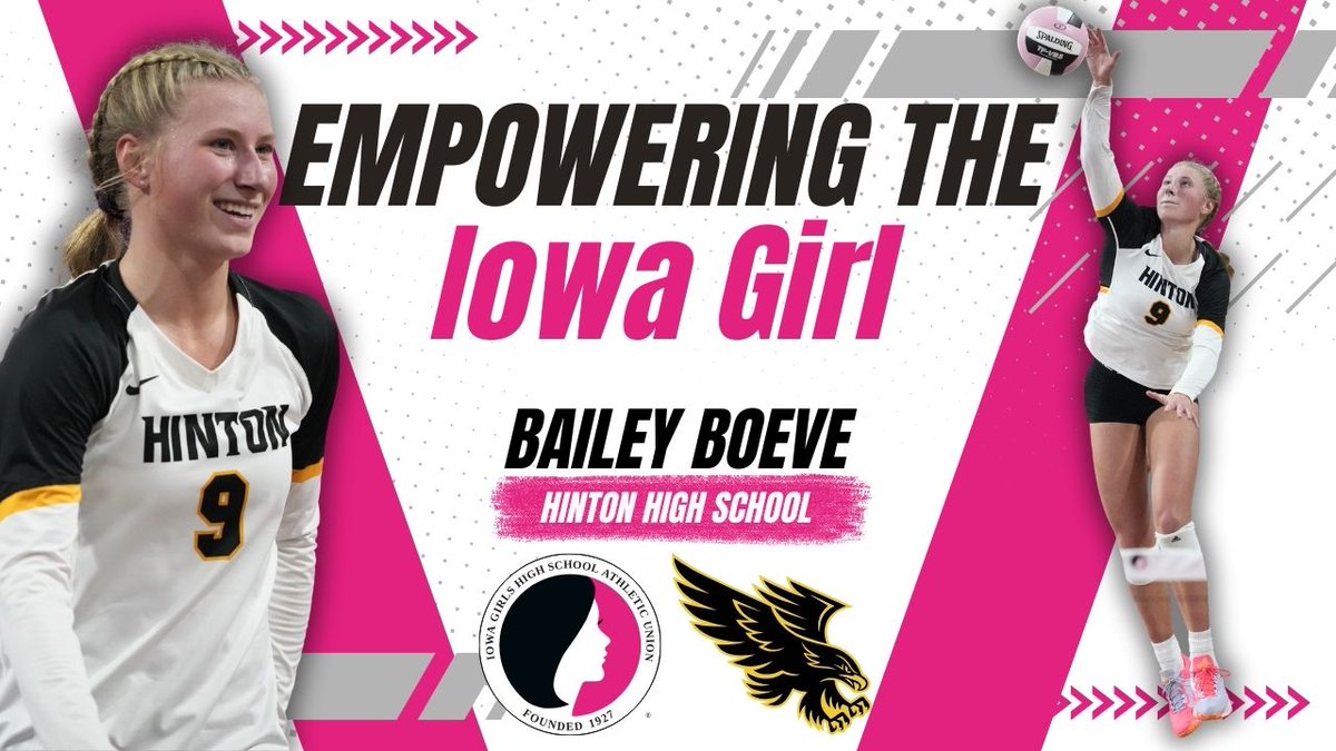 IGHSAU's tweet photo. 🏆 𝐄𝐦𝐩𝐨𝐰𝐞𝐫𝐢𝐧𝐠 𝐭𝐡𝐞 𝐈𝐨𝐰𝐚 𝐆𝐢𝐫𝐥: Bailey Boeve, Hinton High School

https://t.co/MVLrjeGoEB

@HintonCSD @BaileyBoeve @Hinton_Vball https://t.co/hwe0Ral4HR
