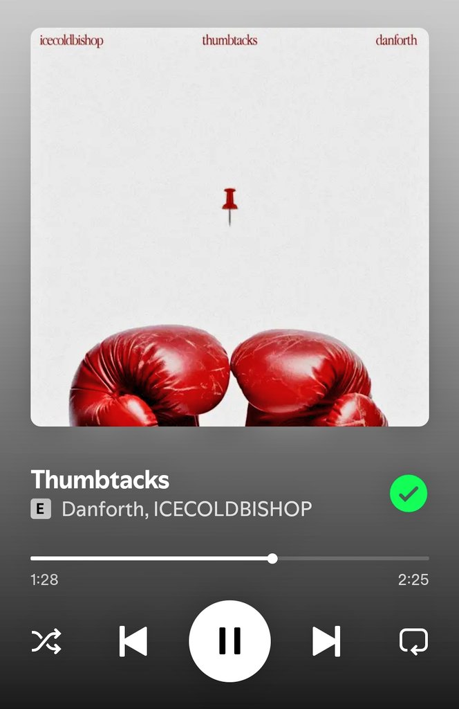 checktherhyme1_'s tweet image. 🚨 Out now 🚨

Danforth x ICECOLDBISHOP - Thumbtacks 

That is not the record that's gon buy your mom a house/
That's the record that's gon get you punched up in the mouth 

Talk yo shit @ICECOLDBISHOP