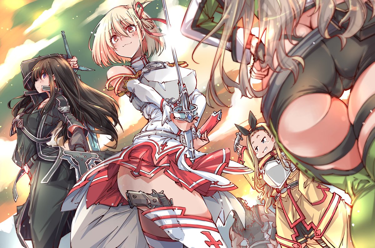 NishikigiMana's tweet image. 千束『おぉ～ここがゲームの世界か～♪』
たきな『…リアルですね』