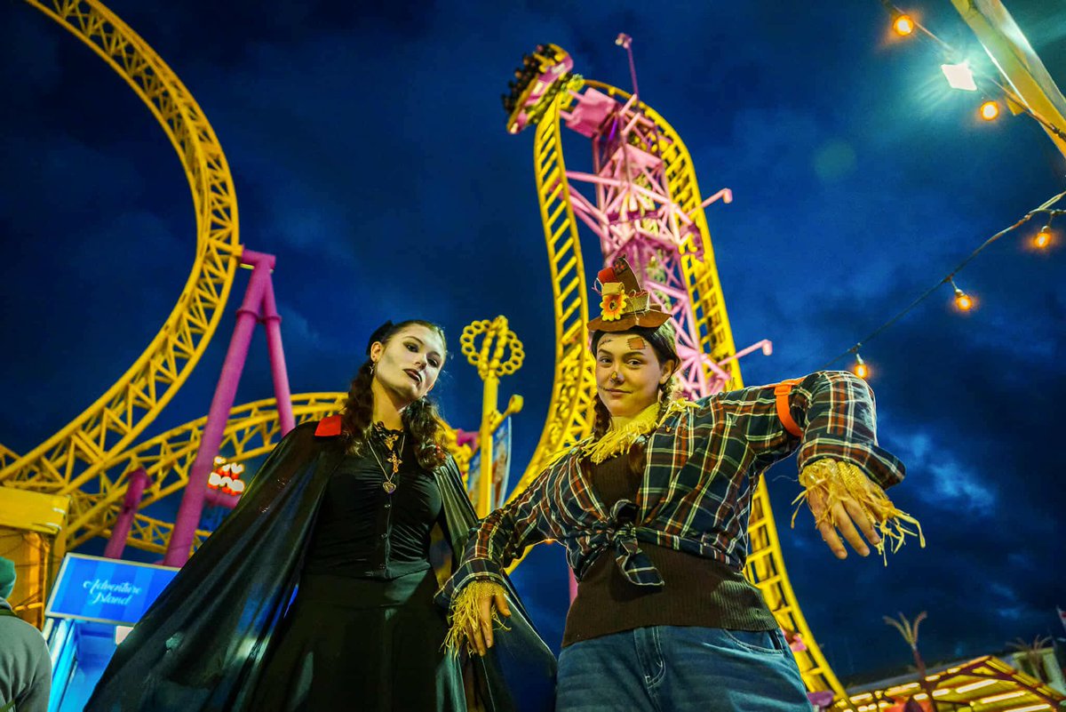 Adv_Island's tweet image. 👻 Who’s ready for spooky season? 🎃
Join us this October Half Term for a spooktacular time at Adventure Island!
🎃 Trick-or-Treat
🕵️ Halloween Hunt
🎭 Eerie Shows
🎨 Free Face Painting
🏆 Costume Comp &amp;amp; prizes!

#SpookySeason #FrightFantastic #AdventureIsland