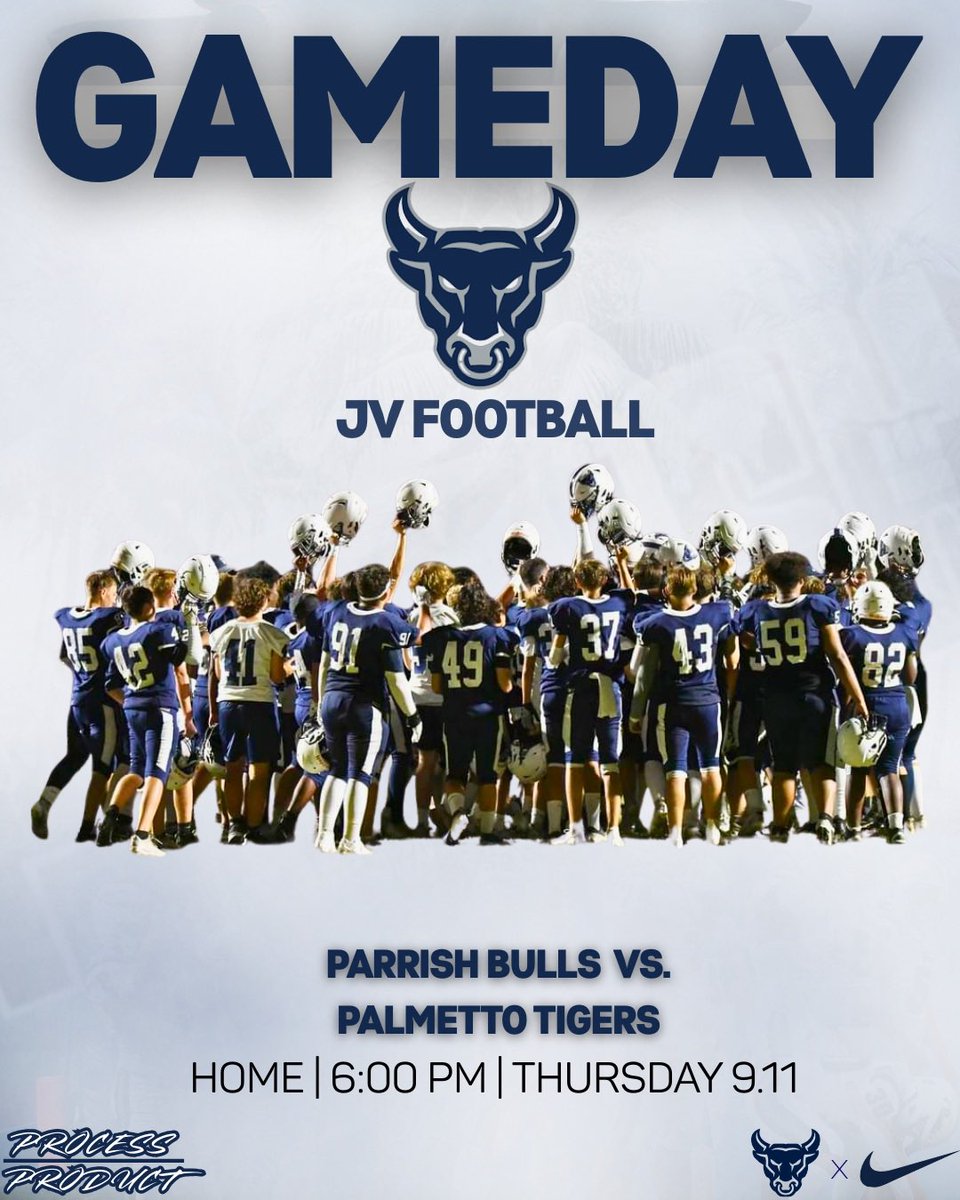 Coach Oz Stelter (@coachozstelter) on Twitter photo Parrish JV Football home opener against our rival Palmetto tomorrow at 6:00. Please come out and support our team! #GoBulls <a href="/PCHSBULLSFB/">Parrish Community High School Bulls FB</a> Parrish JV Football home opener against our rival Palmetto tomorrow at 6:00. Please come out and support our team! #GoBulls <a href="/PCHSBULLSFB/">Parrish Community High School Bulls FB</a>