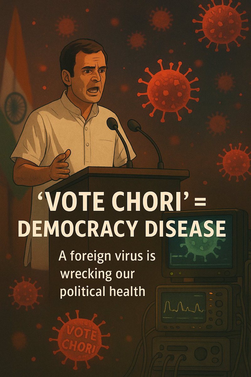 क्या यह नैरेटिव भारत को नेपाल जैसे हालात में धकेलने की साज़िश है?

क्या विदेशी ताकतें हमारे लोकतंत्र को अस्थिर करने की प्लानिंग कर रही हैं?

क्या राहुल गांधी सिर्फ़ एक PuppetRahul बन चुके हैं, जिनके पीछे कोई और धागे खींच रहा है?

अगर हाँ , तो वोट चोरी का शोर क्या सिर्फ़ एक बहाना
