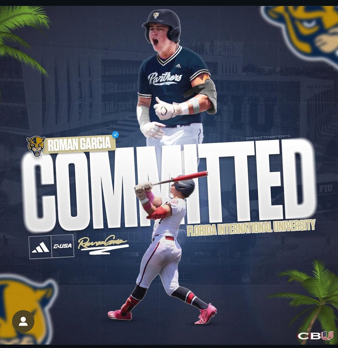 CBU_FL's tweet image. 🇺🇸⛑️2027 Roman Garcia ▶️ FIU🎓
#REDHATNATION