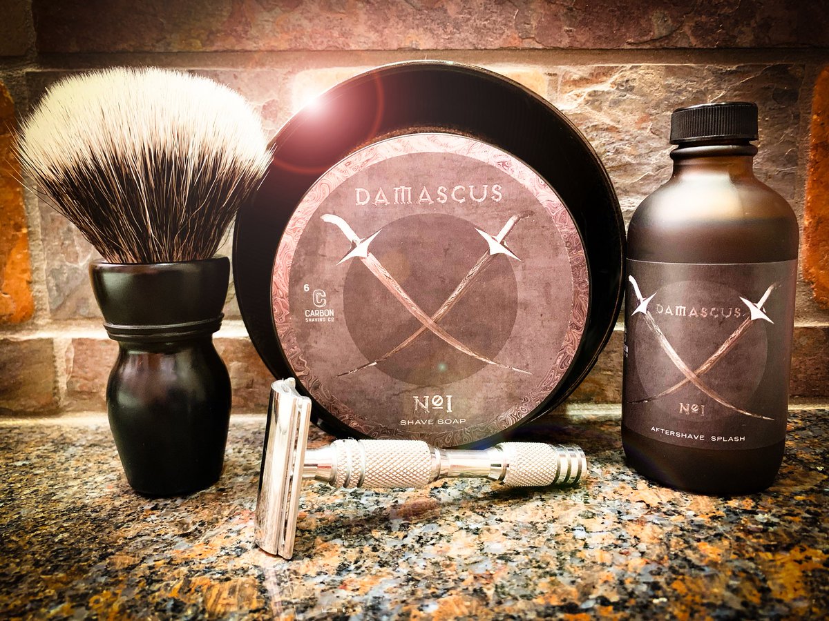 SOTD Carbon Cx-316L
Gentleman’sNod/CarbonShavingCo - Damascus No 1
Captain’s Choice Gunmetal Bowl 
Lothur SHE Alpha G5 28mm
<a href="/carbonshavingco/">Carbon Shaving Co.</a> 
<a href="/gentlemansnod/">thegentlemansnod</a> 
@captainschoiceproducts 
@lothurgroominguk