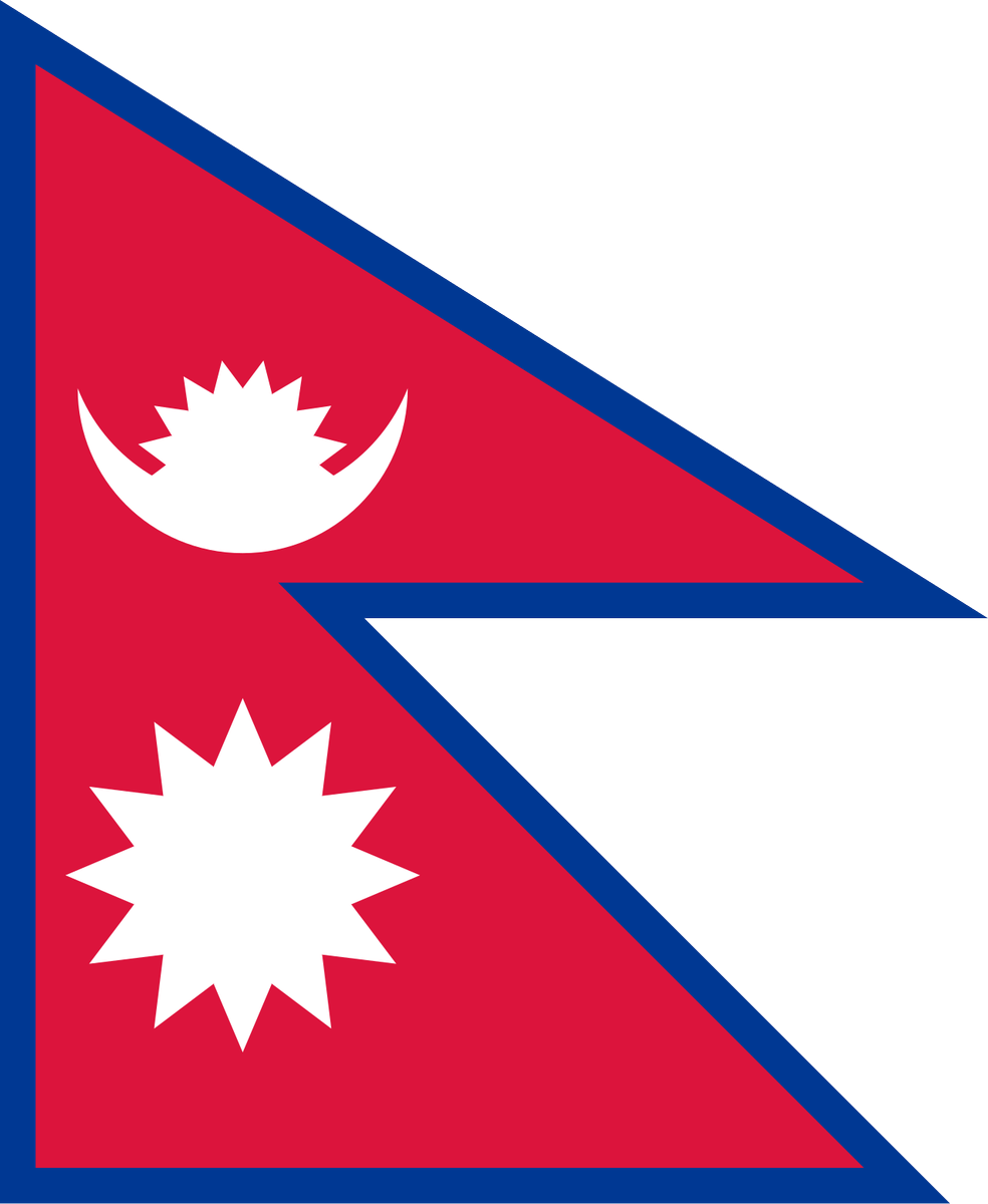QuizoticMirth's tweet photo. Nepal's flag is the only one that isn't rectangular If it wasn't for the border, it would be a simple 3:4 ratio size WITH the border, it gets more complicated!
#nepal #nepokids #nepoNepal https://t.co/Gl0GPEuyw4
