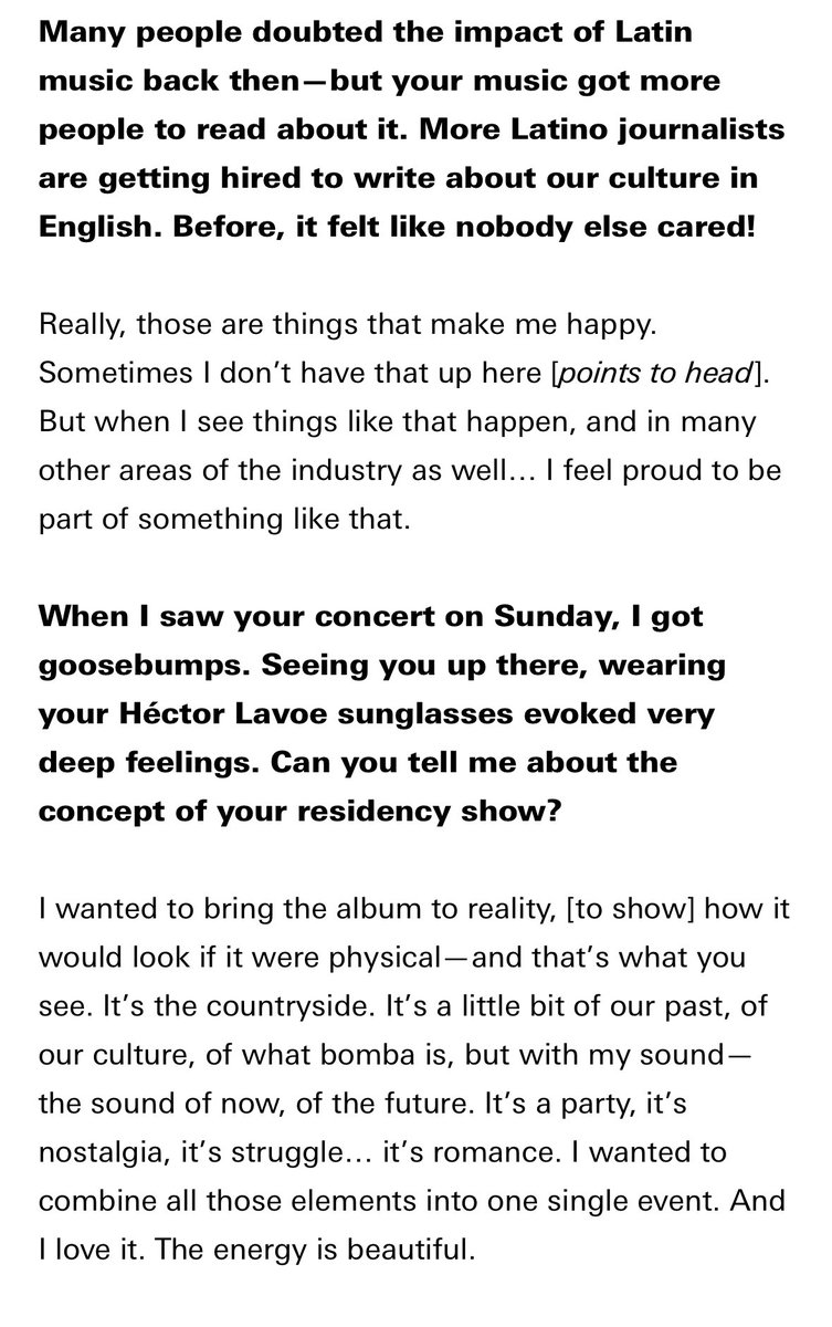 New for <a href="/i_D/">i-D</a> Magazine:

I flew to PR to interview Bad Bunny, for the fourth time, following the opening weekend of his residency. What ensued was a very heartfelt conversation about home, family and identity. Read at the link below. 🩵❤️🤍