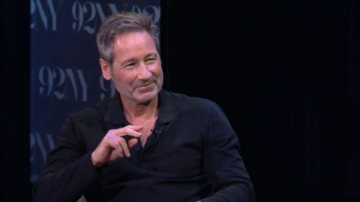 hearteyes4david's tweet photo. Finally got to hear the #DavidDuchovny #CharlieSheen #92NY discussion. I could’ve listened for another hour honestly! I think I’ll buy #TheBookofSheen #Hearteyes https://t.co/sXacGSDpAK