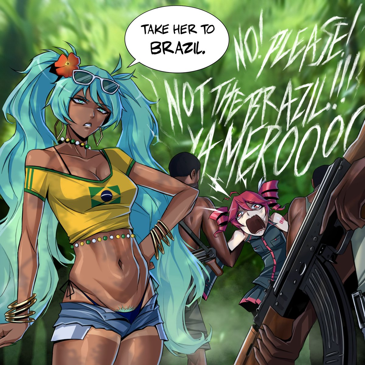 bogidarknsfw's tweet photo. Take her to Brazil.

#HatsuneMiku #brazilianmiku #Brazil #miku #Tetokasane #tetomiku https://t.co/AKi035Ni93