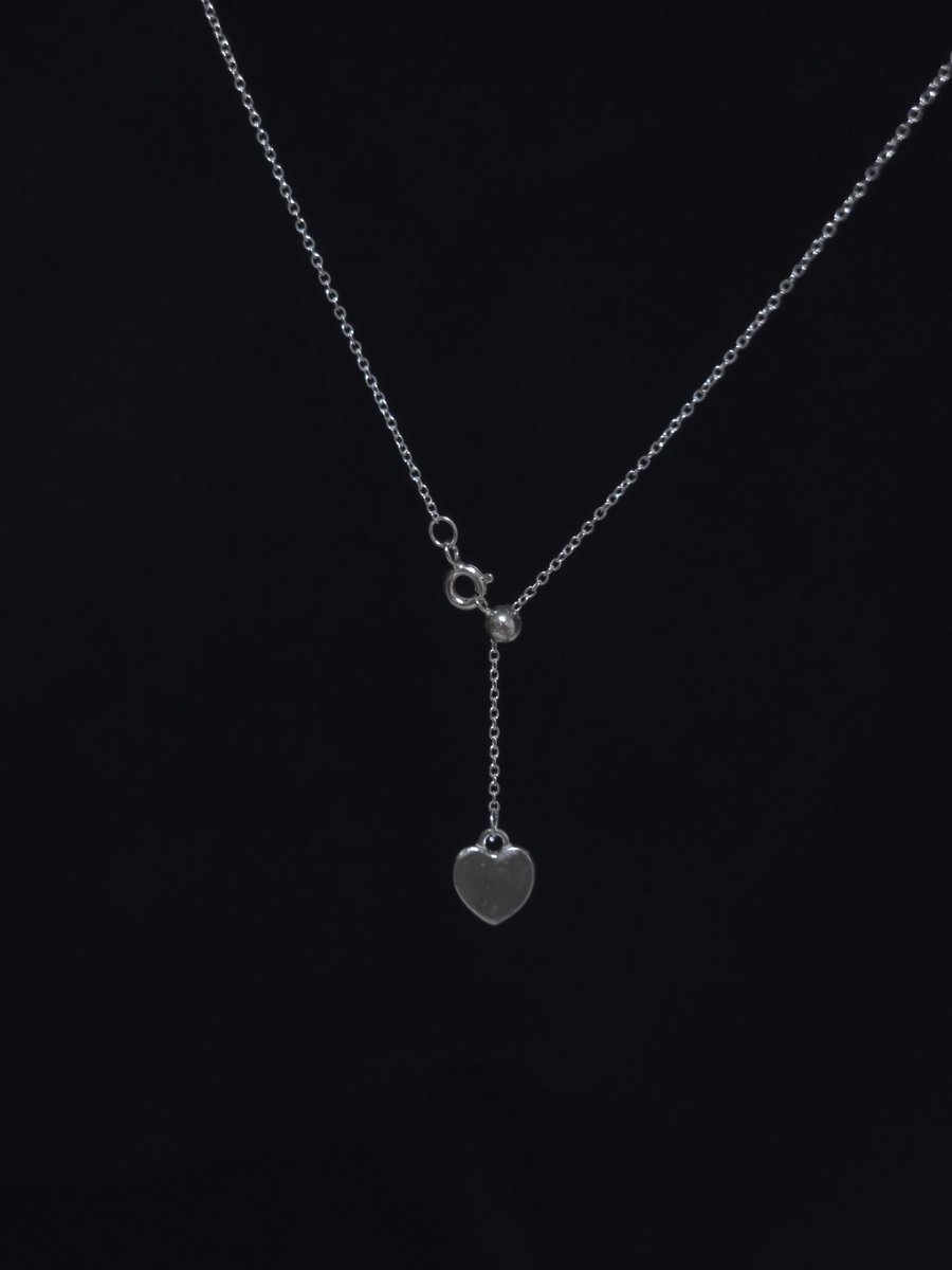 mess_sequence_'s tweet image. 하트 실버 목걸이 (silver925)