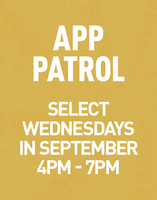 Getting the PENN Play app has its perks! Find our App Patrol on Wednesdays, be a new app user, and get $100 in PENN Slot Play when you download and log in on the spot. It's that simple! #GetTheApp #PENNPlayApp #PlainridgePark