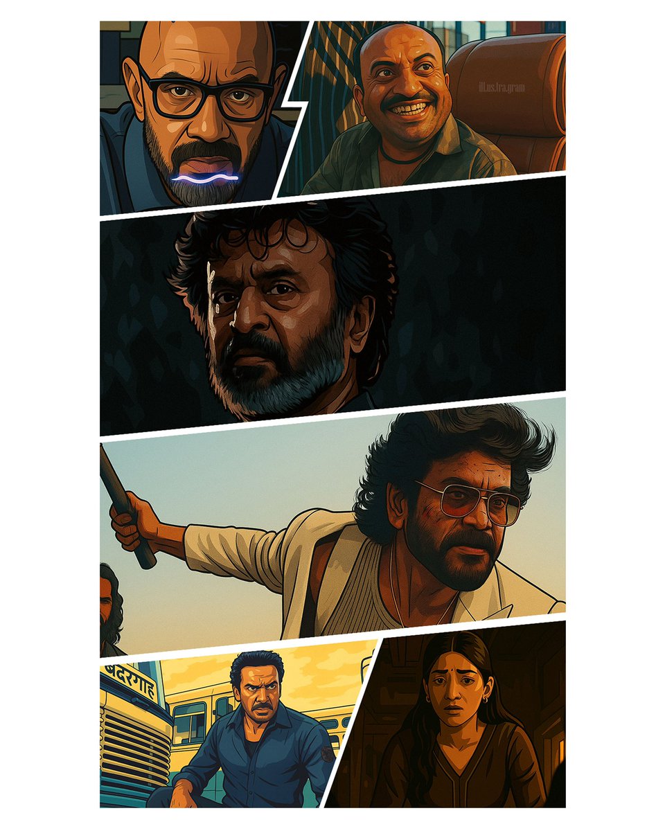 karthikkaran14's tweet photo. Frames of coolie

#coolie #CoolieThePowerHouse #SuperstarRajinikanth #ShrutiHaasan 
#sathyaraj #SoubinShahir #Upendra #Nagarjuna @shrutihaasan #AnirudhRavichander @anirudhofficial #LokeshKanagaraj @Dir_Lokesh https://t.co/uP0iwsCumG