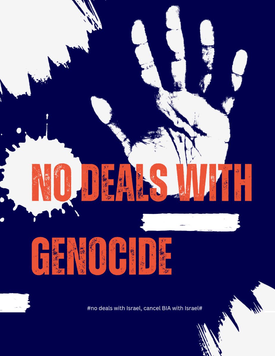 The word genocide has become commonplace after hearing it many times, but its devastation is unforgettabletable. India does not support any deal with Israel. #NoDealsWithIsrael