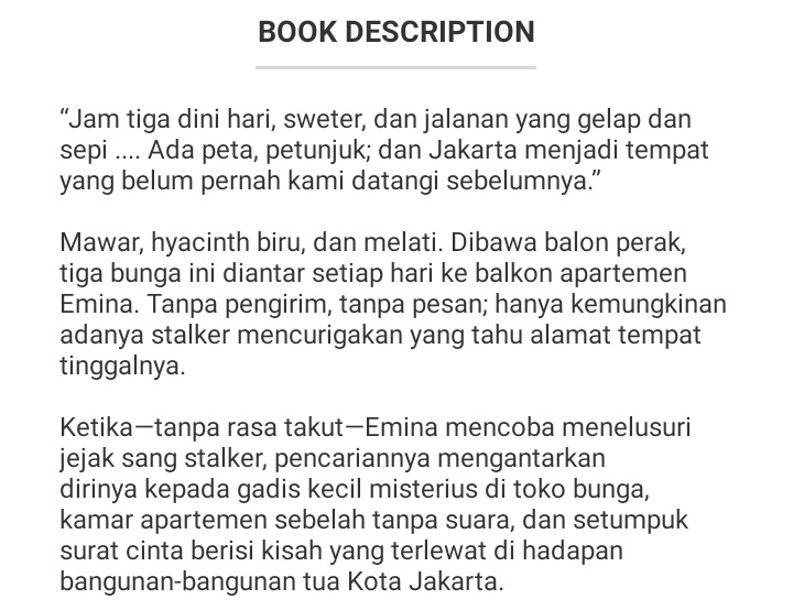 elfaapages's tweet photo. ୨୧ Jakarta Sebelum Pagi ✦

Author : Ziggy Zezsyazeoviennazabrizkie
(Grasindo, 2017)

Rate : 4/5 ⭐ https://t.co/165ytQDIJk
